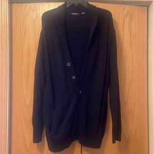 Women Claiborne Cardigan size XXL Black